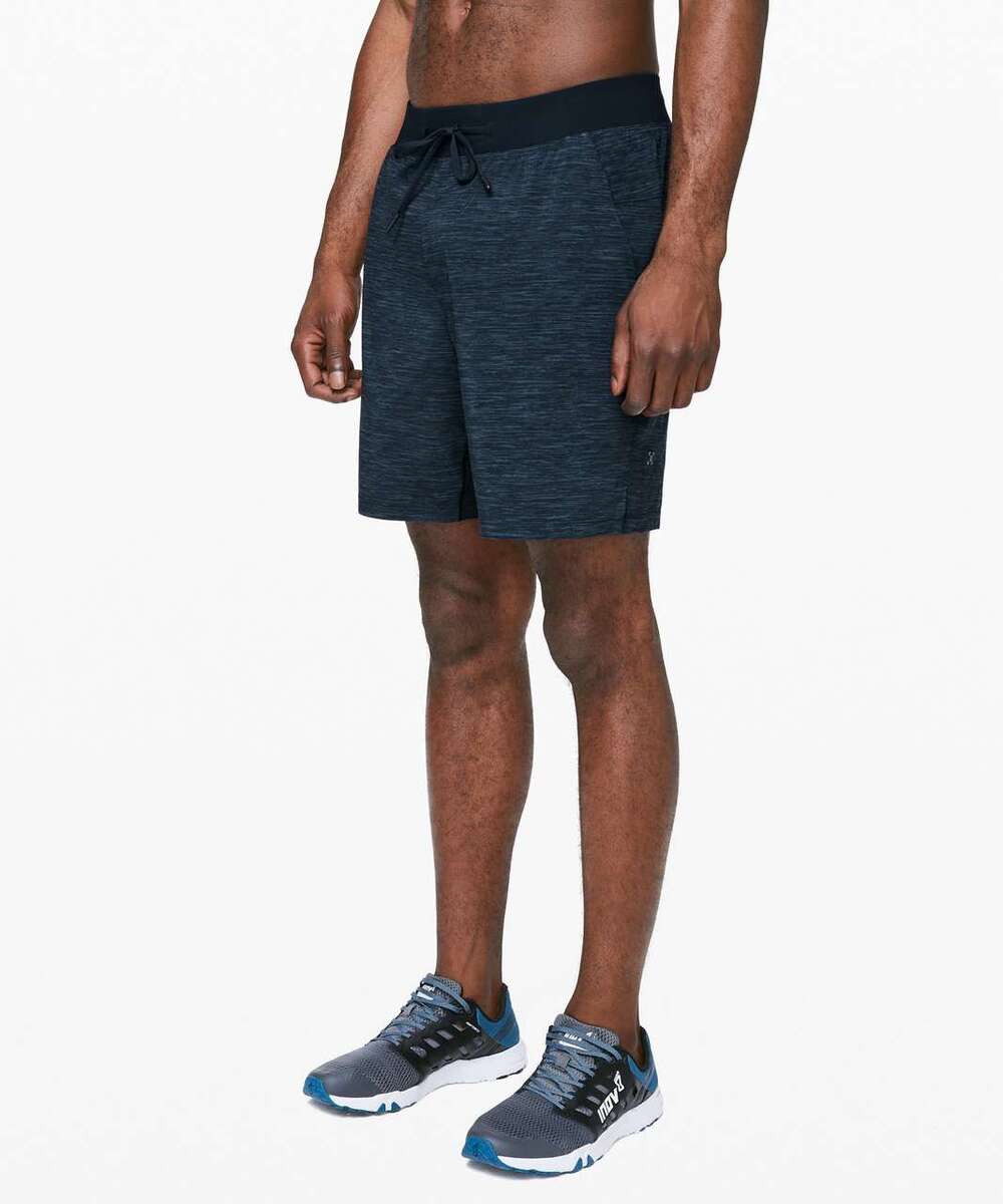 Lululemon Mens THE Shorts Blue Large Linerless Athletic Drawstring Shorts M7AHPS